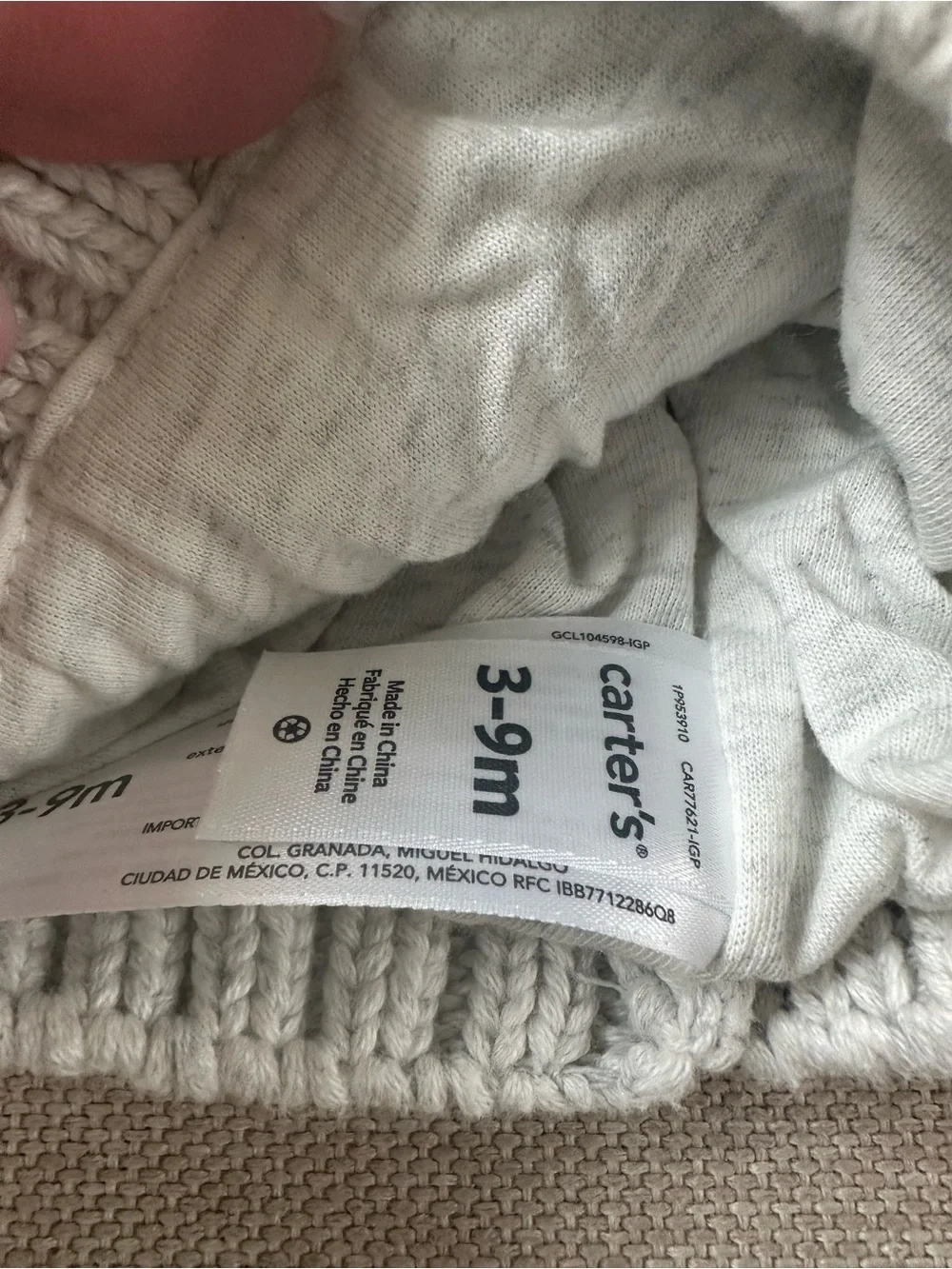 Carters soft cream